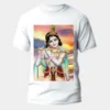 Shree Krishna White Tshirt